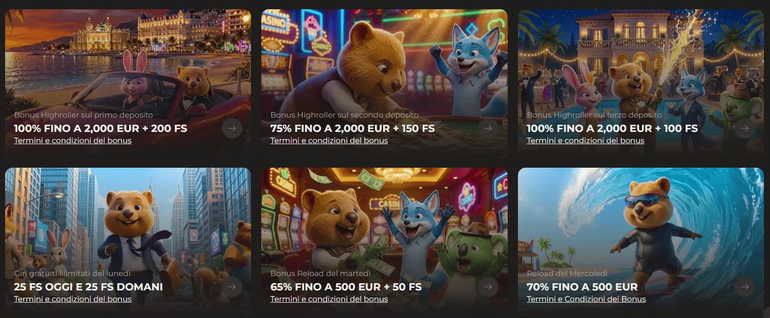 Promozioni Oliver Casino 2